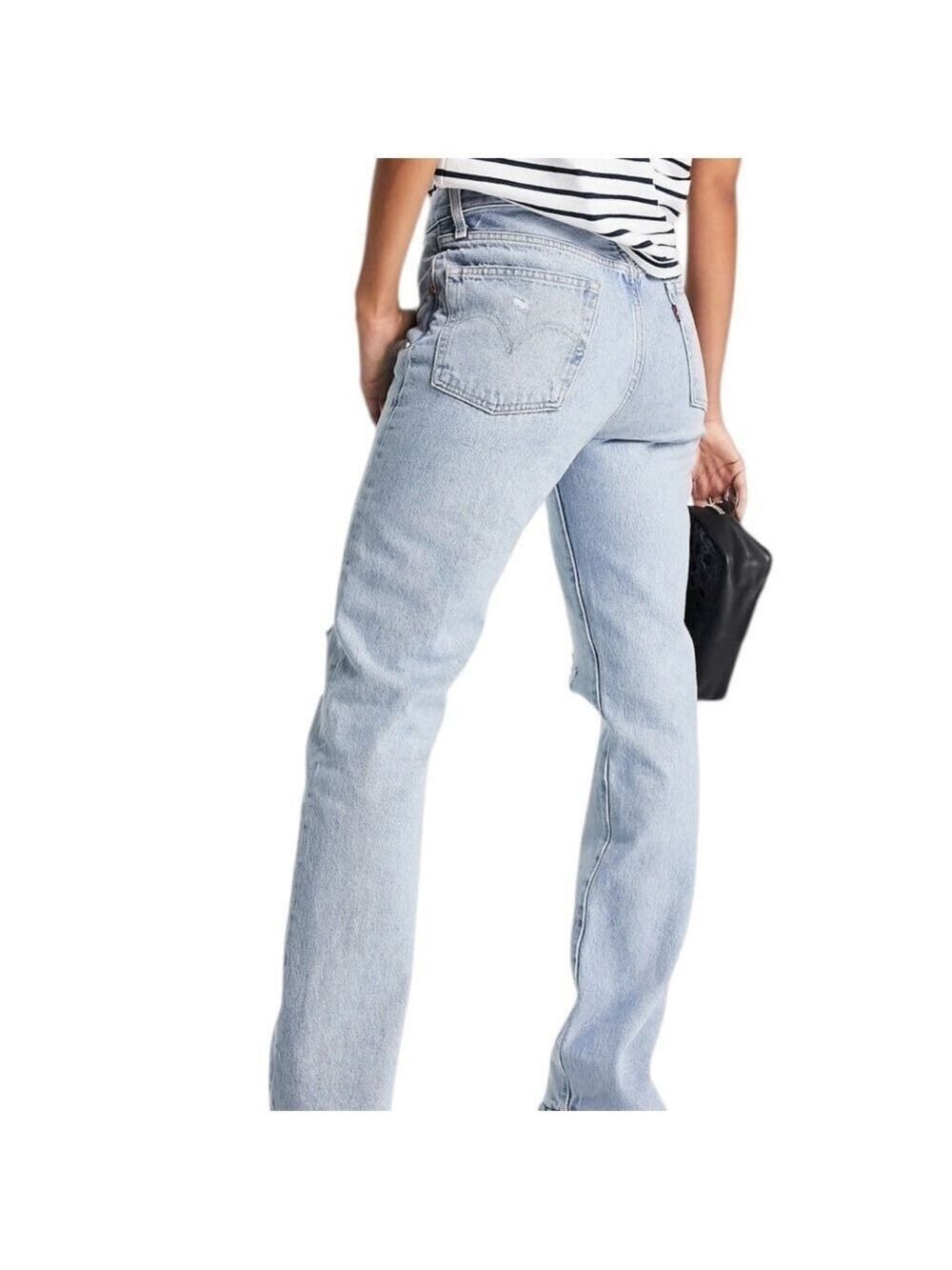 Levi’s 501S Distressed Raw Hems Jeans Size 30